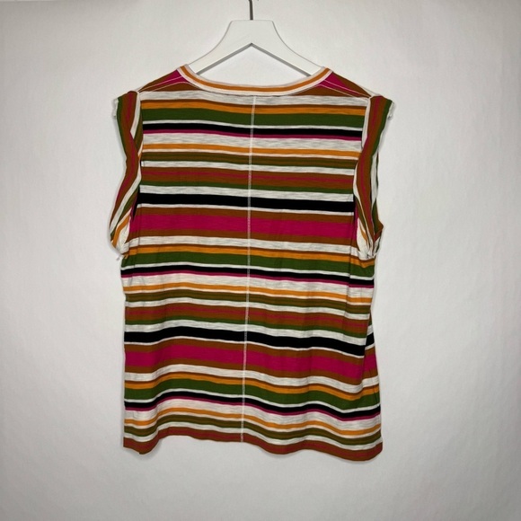 Veronica Beard Dree Striped Top - Picture 5 of 5